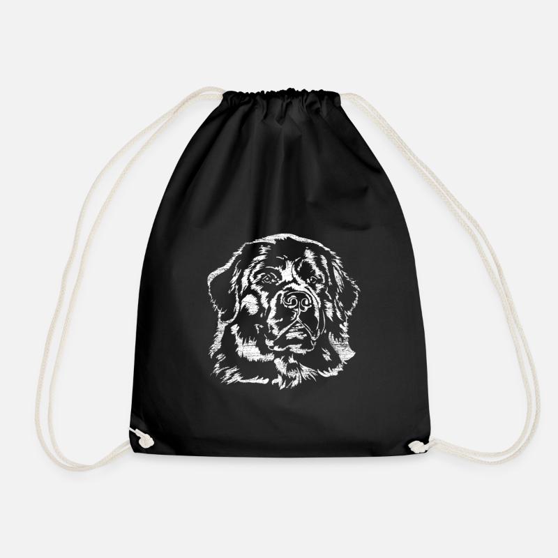 Newfoundland - Drawstring Bag - black