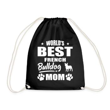 World’s Best French Bulldog Mom - Sac de sport léger - noir - Devant