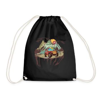 Off-road vehicle - Drawstring Bag - black - Front