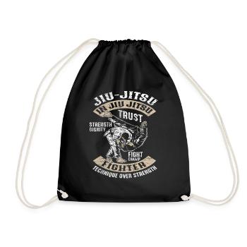 Arts martiaux Jiu Jitsu - Sac de sport léger - noir - Devant