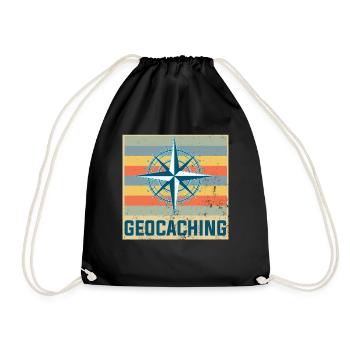geocaching - Sac de sport léger - noir - Devant