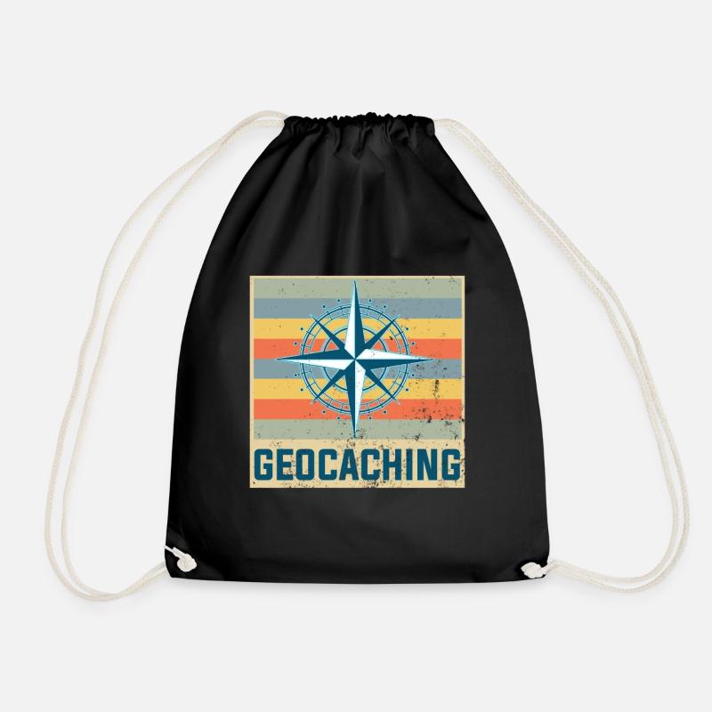 geocaching - Sac de sport léger - noir