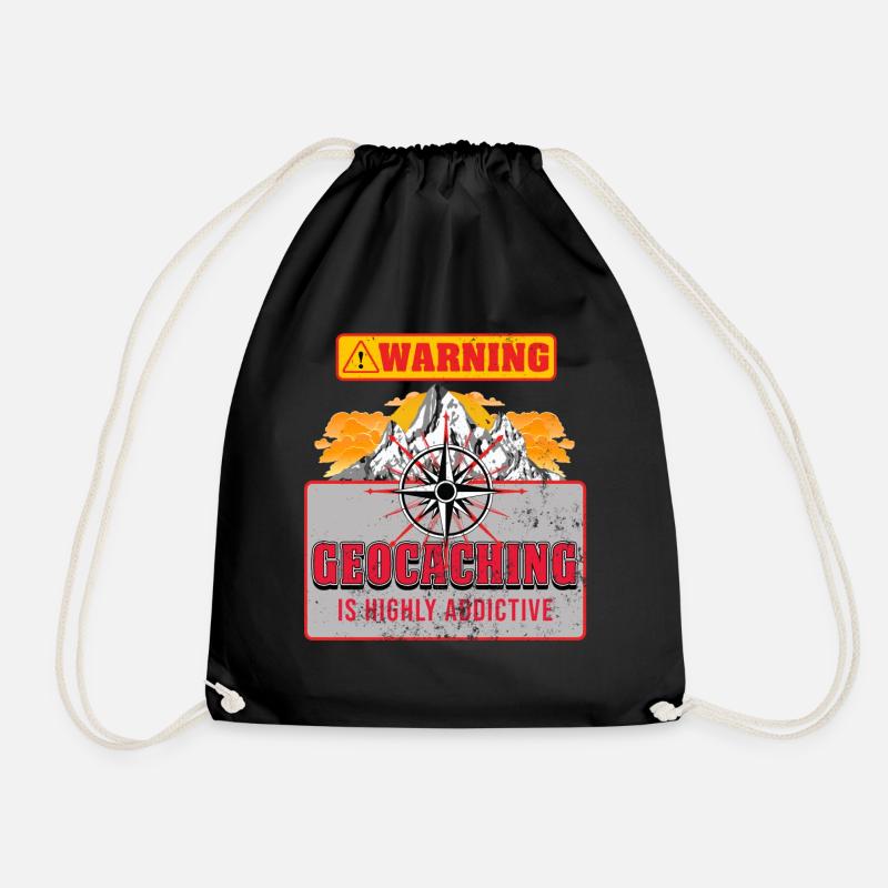 Geocaching - Sac de sport léger - noir