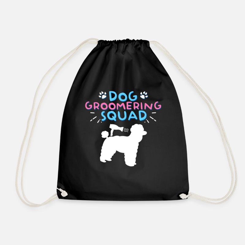Hunde Friseur Hunde Styler Hund - Turnbeutel - Schwarz