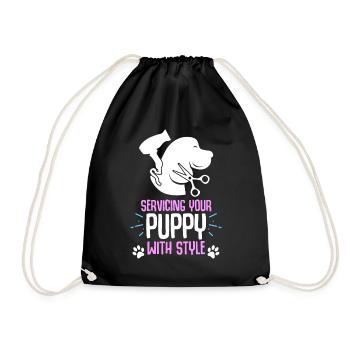 Coiffeurs pour chiens - Sac de sport léger - noir - Devant
