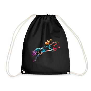 Eventing - Drawstring Bag - black - Front