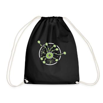 biologist - Drawstring Bag - black - Front