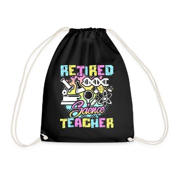 Professeur de sciences à la retraite - Sac de sport léger - noir - Devant