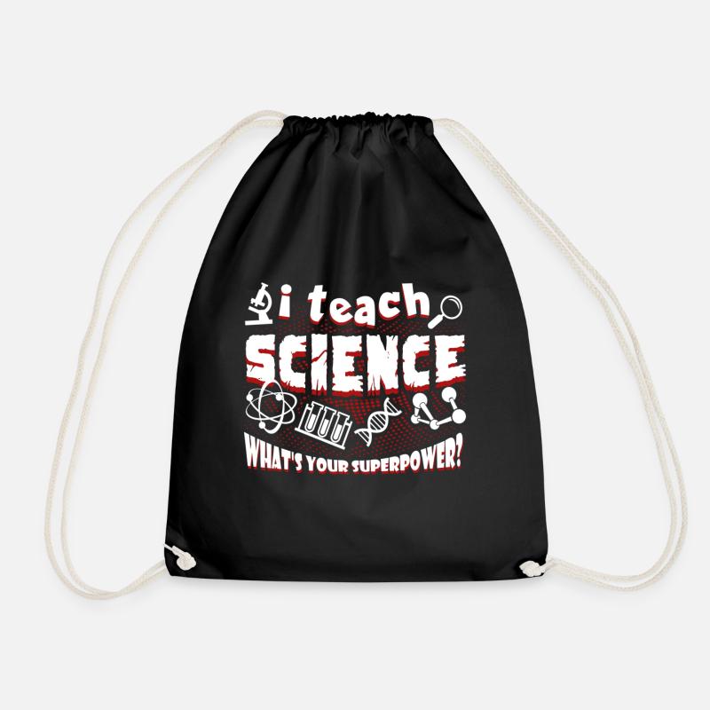 Professeur de sciences J'enseigne les sciences - Sac de sport léger - noir