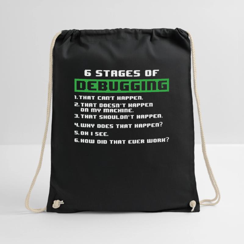 Debugging Programmierer Turnbeutel
