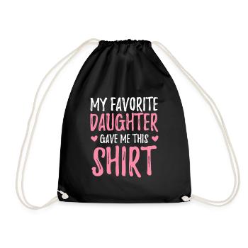 Maman et fille maman maman cadeau de fête des mères - Sac de sport léger - noir - Devant