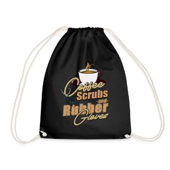 Nurse - Drawstring Bag - black - Front