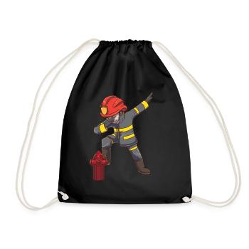 Pompier pompier - Sac de sport léger - noir - Devant