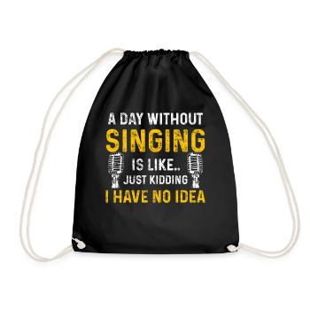 Chanter la comédie musicale - Sac de sport léger - noir - Devant