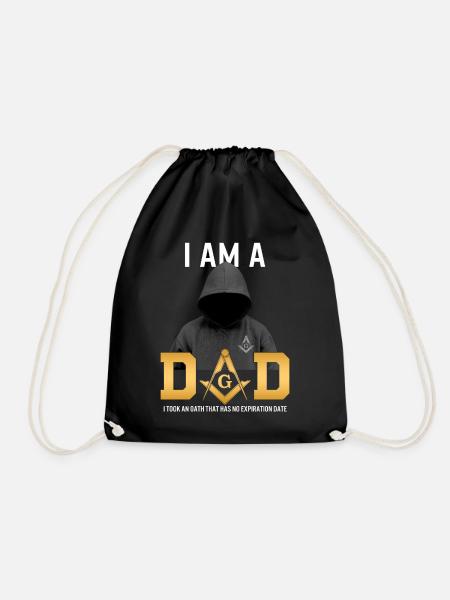 Franc-maçonnerie franc-maçonnerie papa franc-maçon - Sac de sport léger - noir