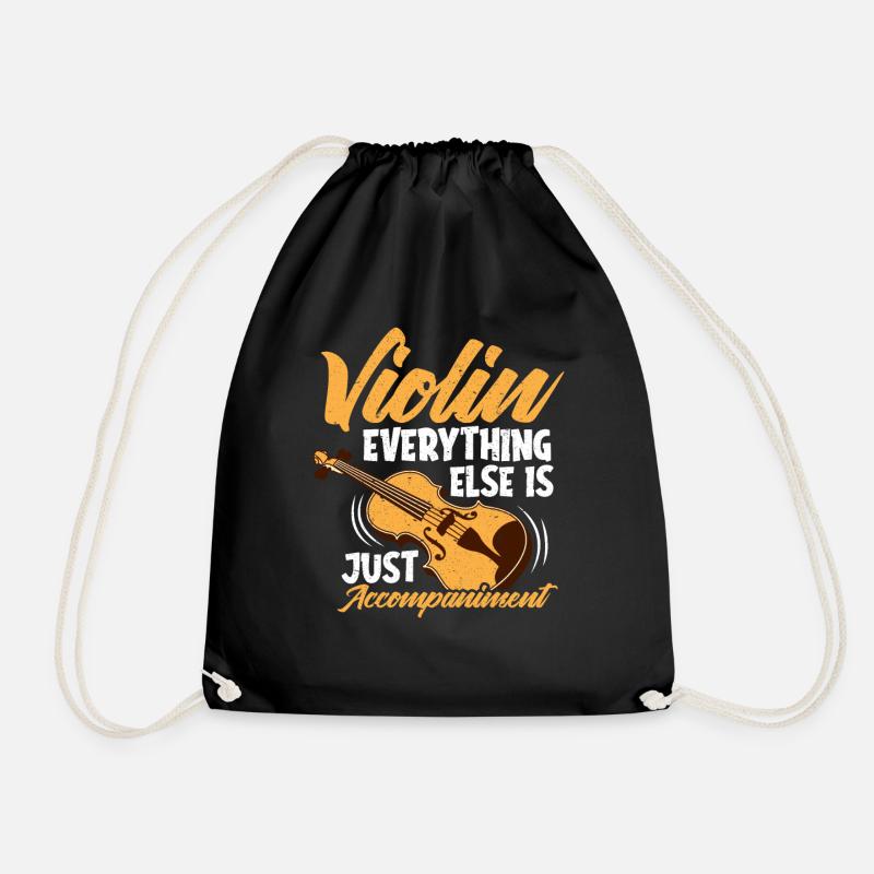 Violin orchestra - Drawstring Bag - black