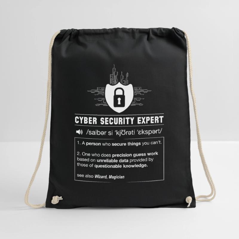 Cyber Security Definition Programmierer IT Nerd Turnbeutel