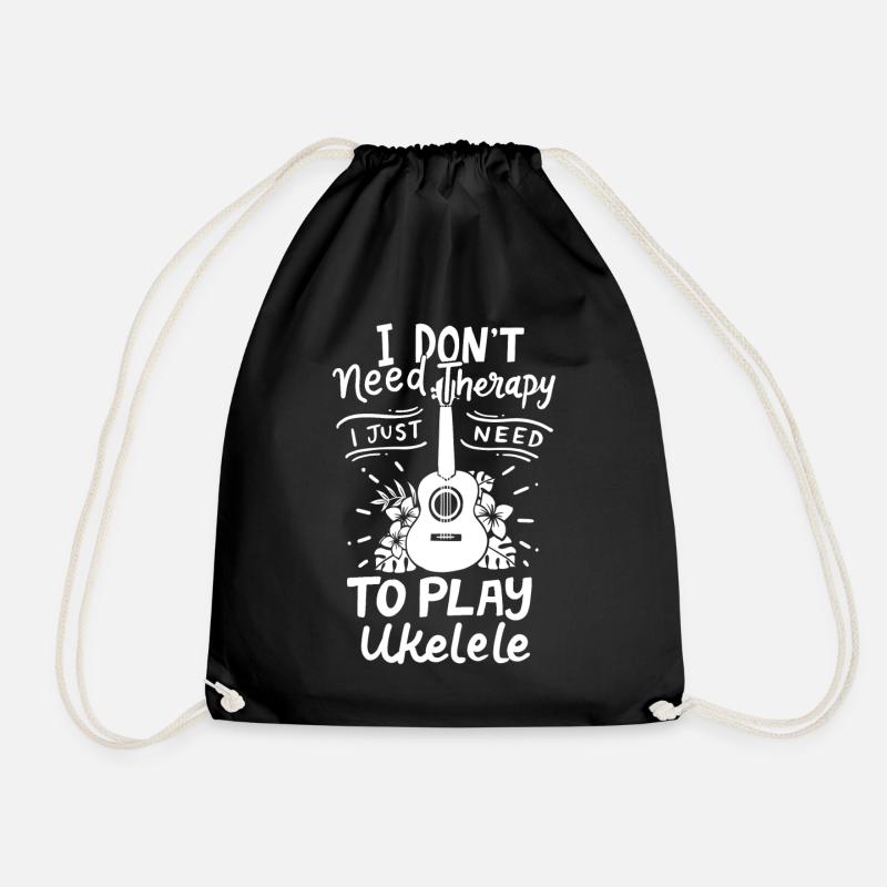 Ukulélé - Sac de sport léger - noir