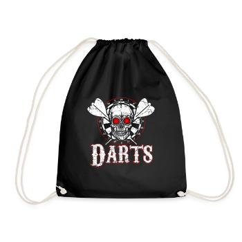 Darts - Drawstring Bag - black - Front