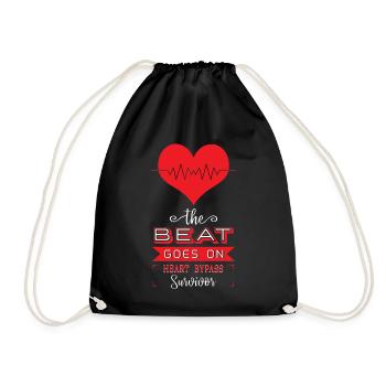 The Beat Goes On Heart Bypass Survivor - Sac de sport léger - noir - Devant