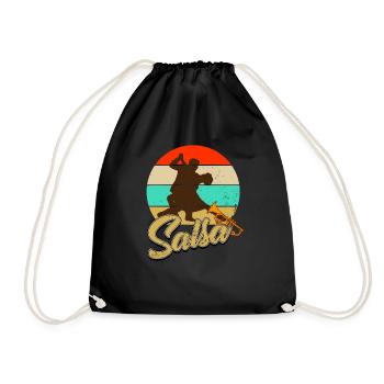 Salsa - Drawstring Bag - black - Front