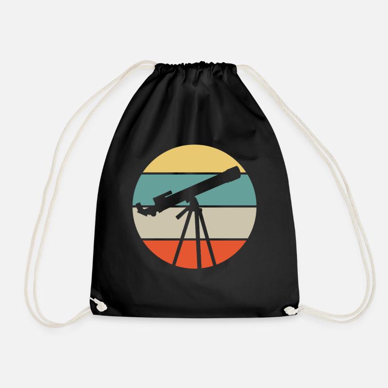 Astronomie du télescope - Sac de sport léger - noir