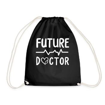 Étudiant en médecine étudiant en médecine - Sac de sport léger - noir - Devant