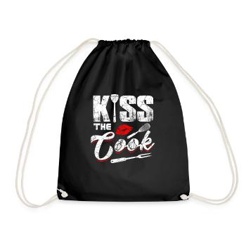 Embrassez le cuisinier - Sac de sport léger - noir - Devant
