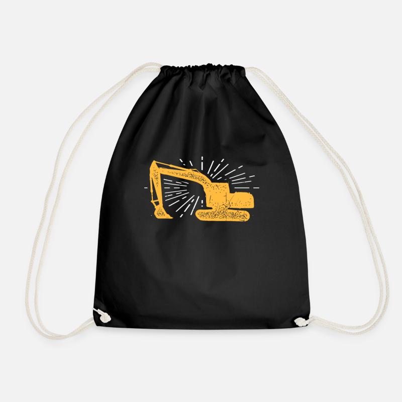 opérateur pelle - Sac de sport léger - noir