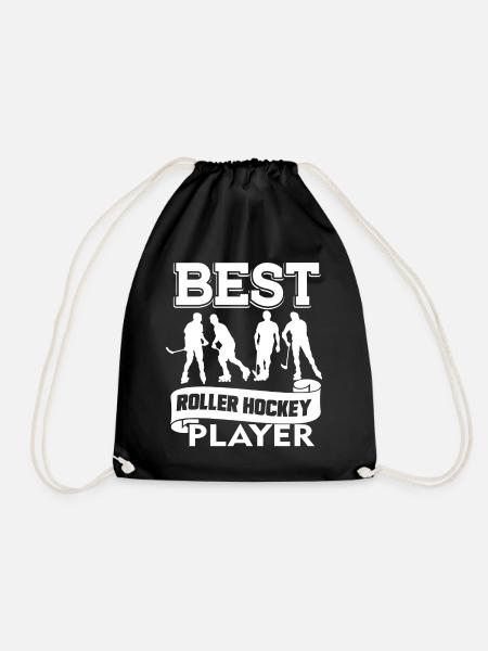 Rollerhockey Bester Rollhockeyspieler - Turnbeutel - Schwarz