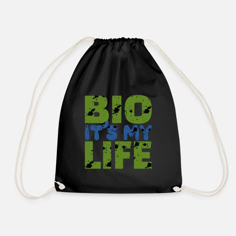 BIO IT S MY LIFE - Turnbeutel - Schwarz