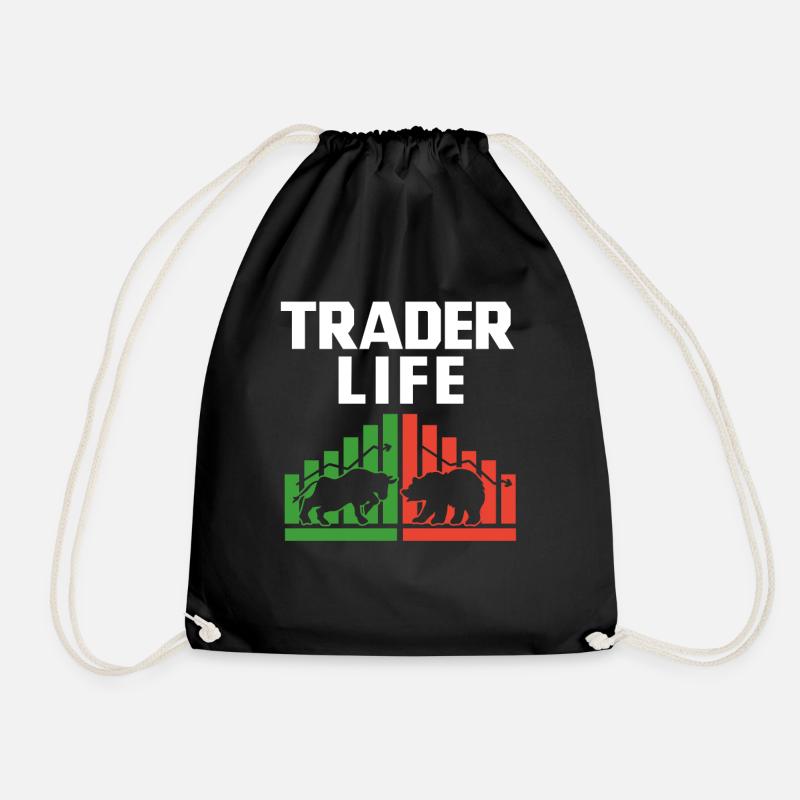 Trader Life - Turnbeutel - Schwarz