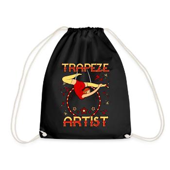 Artiste trapèze - Sac de sport léger - noir - Devant