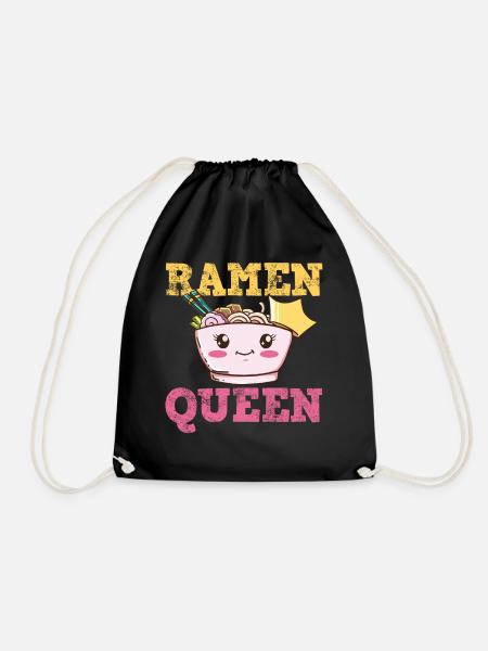 Ramen - Turnbeutel - Schwarz