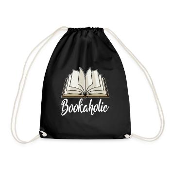 Livres bibliothèque rat de bibliothèque cadeau rat de bibliothèque - Sac de sport léger - noir - Devant