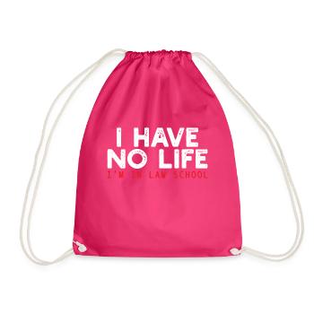 Étudiant en droit - Sac de sport léger - fuchsia - Devant