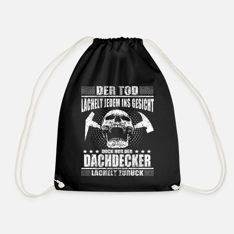 Dachdecker - Turnbeutel - Schwarz