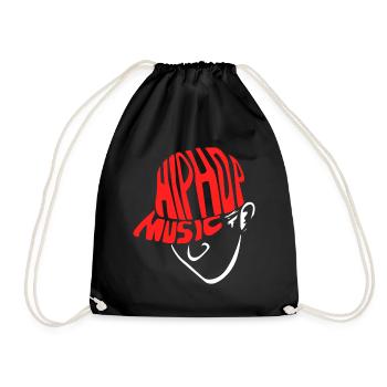 Hip hop - Sac de sport léger - noir - Devant