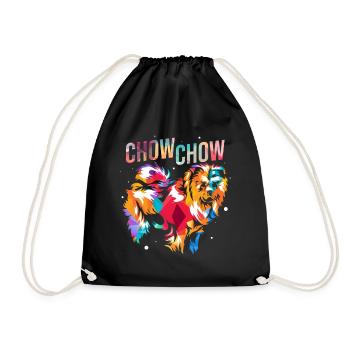 Chow Chow - Turnbeutel - Schwarz - Vorne