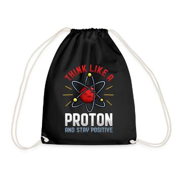 Science biology chemistry physics - Drawstring Bag - black - Front