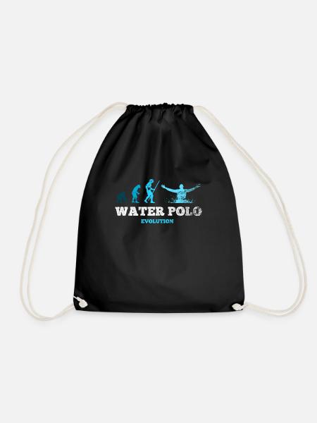 Water polo player water polo - Drawstring Bag - black