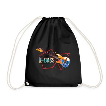 Basse électrique - Sac de sport léger - noir - Devant