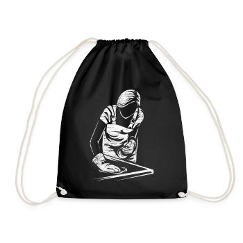 Cadeau de ménage - Sac de sport léger - noir - Devant