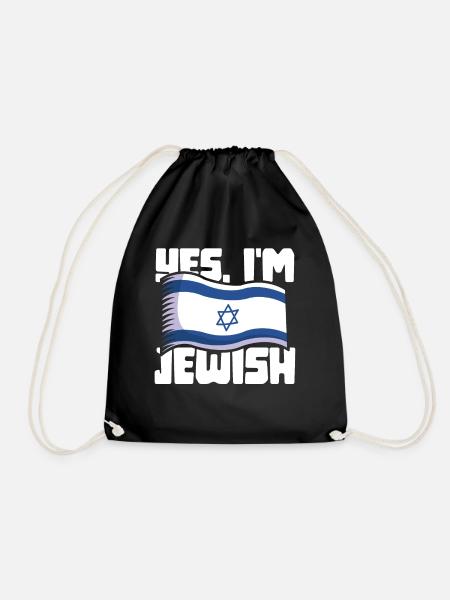 Yes, I'm Jewish - Jew - Turnbeutel - Schwarz