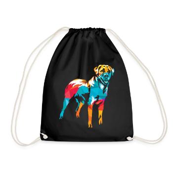 Anatolian shepherd dog - Drawstring Bag - black - Front
