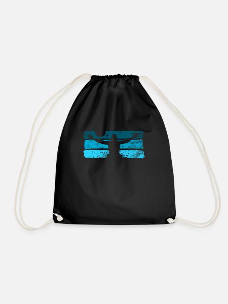 Water polo player water polo - Drawstring Bag - black