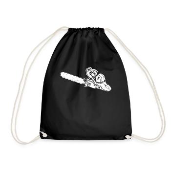 lumberjack - Drawstring Bag - black - Front
