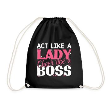 Cheerleading Cheer Like A Boss - Sac de sport léger - noir - Devant
