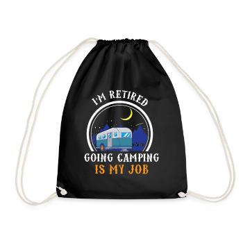 Tentes de camping caravanes camping-car - Sac de sport léger - noir - Devant