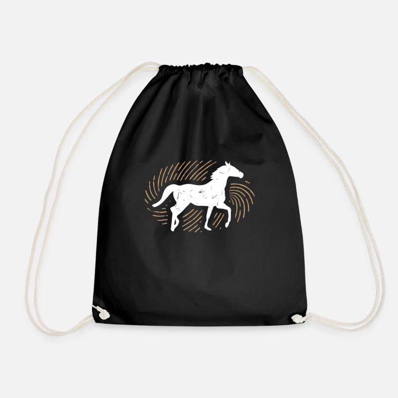 Reiten - Turnbeutel - Schwarz